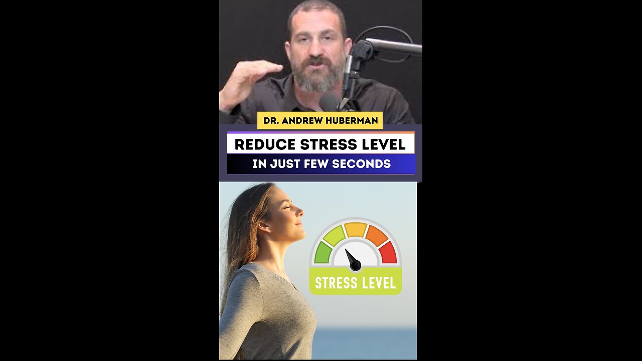Most Efficient way of reducing stress in a few seconds