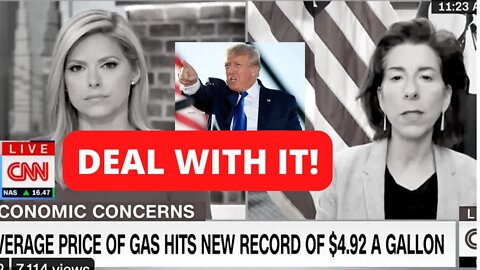 Biden Commerce Secretary Throws The towel: "Not Much to be done" On Gas Prices. TRUMP Warned us!!