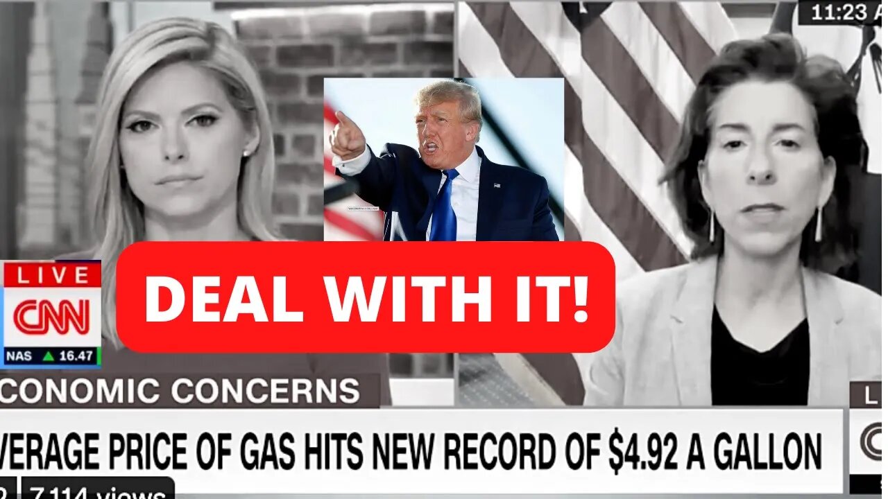 Biden Commerce Secretary Throws The towel: "Not Much to be done" On Gas Prices. TRUMP Warned us!!