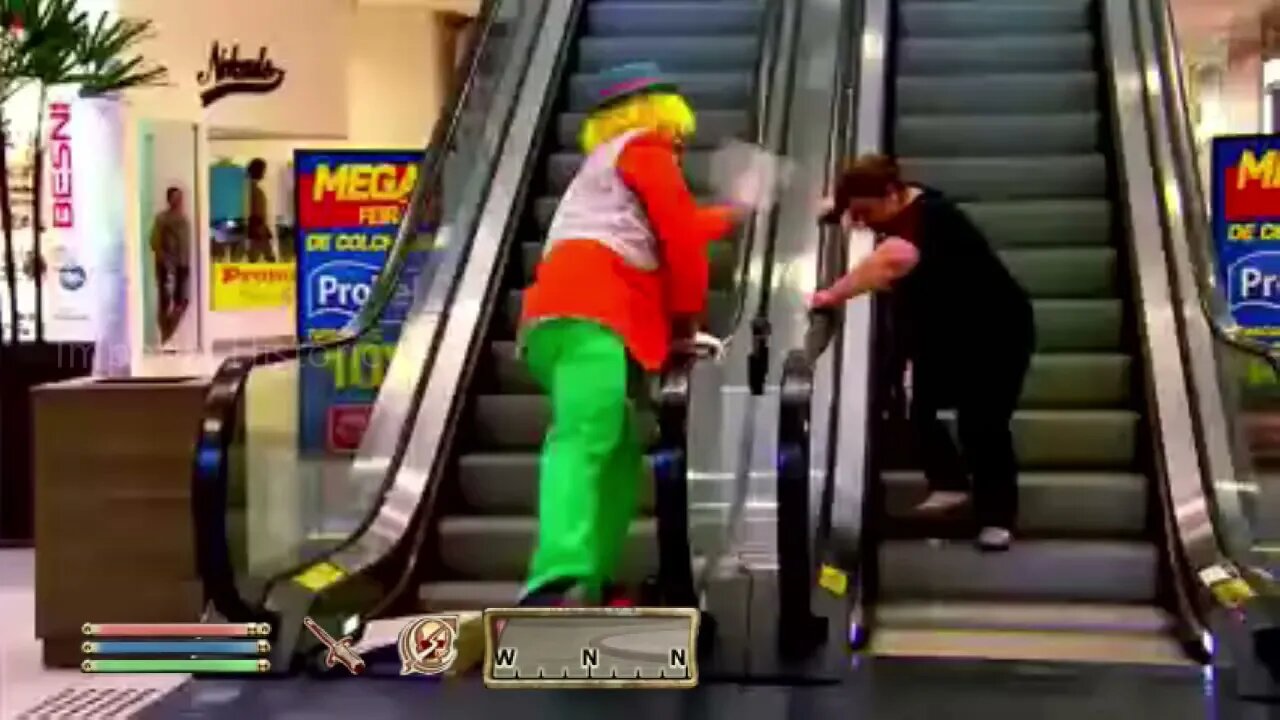 Escalator Pie Battle - Oblivion NPC