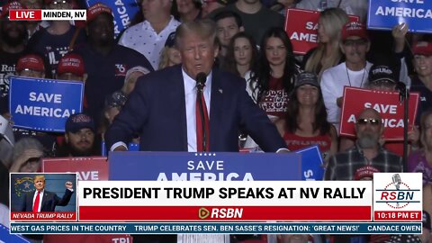 FULL SPEECH: President Donald Trump Holds SAVE AMERICA Rally in Minden, NV - 08/10/22