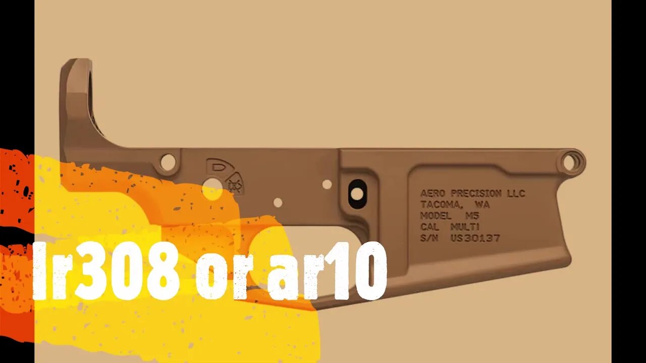 Aero m5 lower sr25/lr308