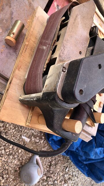 Update on the belt sander tabletop stand