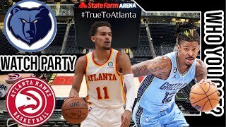 Memphis Grizzlies vs Atlanta Hawks | Play by Play | Reaction Watch Party Stream | NBA 2024 Gm 🏀🔥