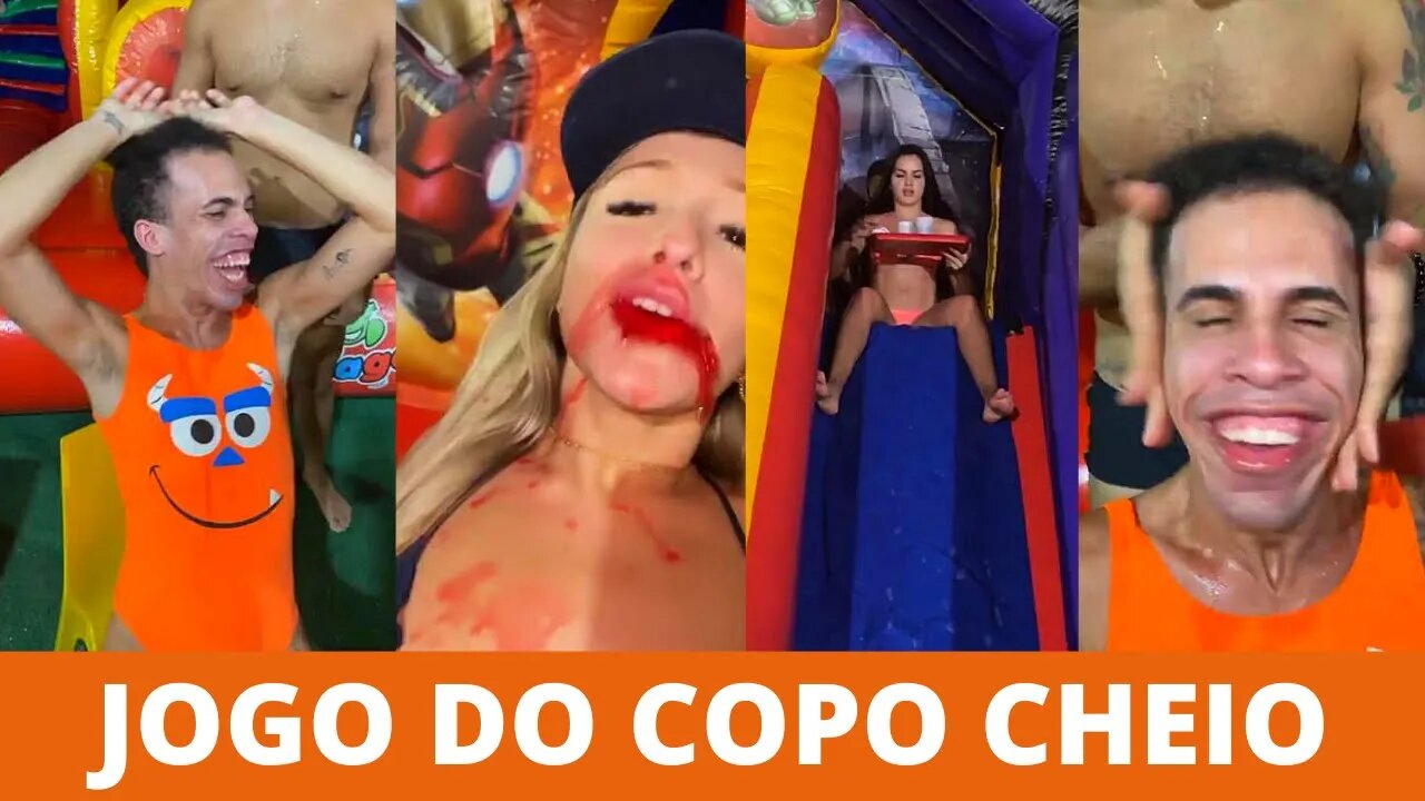 JOGO DO COPO CHEIO COM A TURMA DO CARLINHOS MAIA NA CASA DA BARRA