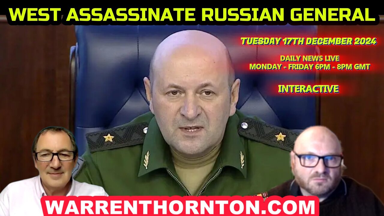 WEST ASSASSINATE RUSSIAN GENERAL WITH WARREN THORNTON & JAMES TWEEDIE