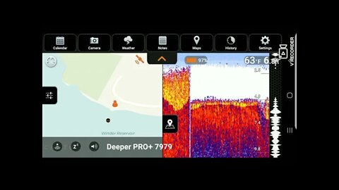 How Deep is Winder City Pond - DEEPER PRO PLUS gives us the answer.