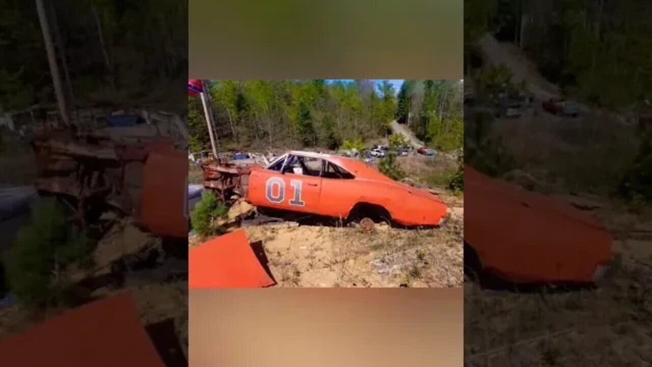 General Lee in Junkyard