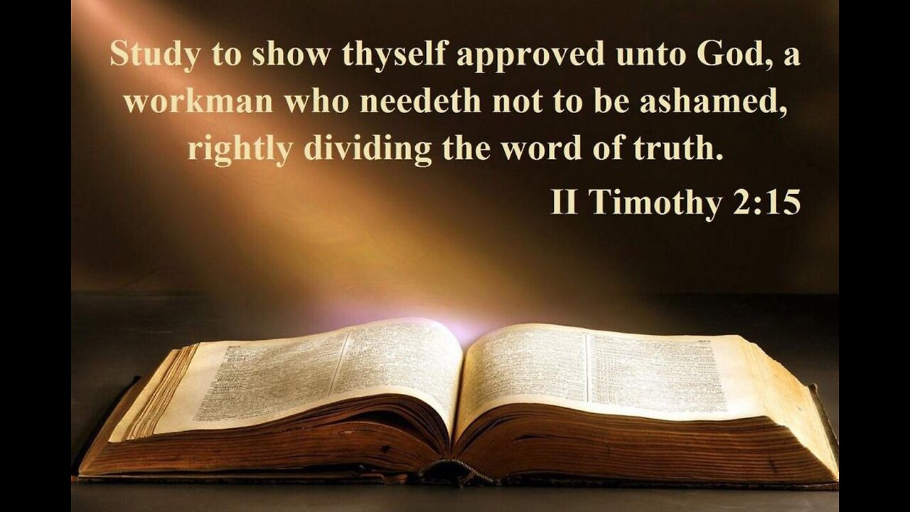 2 Timothy 2:15 Scripture Memory (8/4/23) Pastor Greg Tyra
