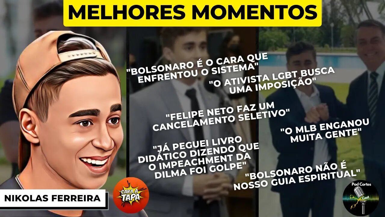 MELHORES MOMENTOS NIKOLAS FERREIRA - Cara a Tapa