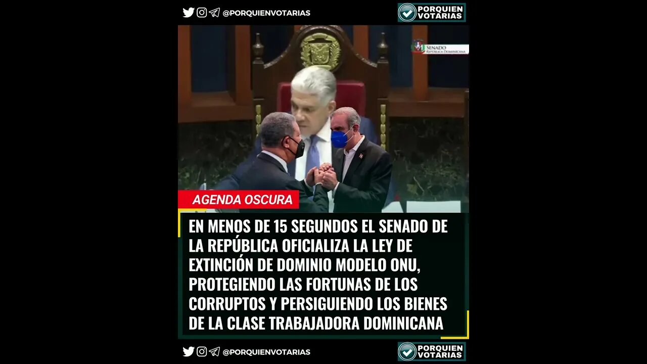 OFICIALIZAN LA LEY DE EXTINCIÓN DE DOMINIO MODELO ONU PROTEGIENDO LAS FORTUNAS DE LOS CORRUPTOS