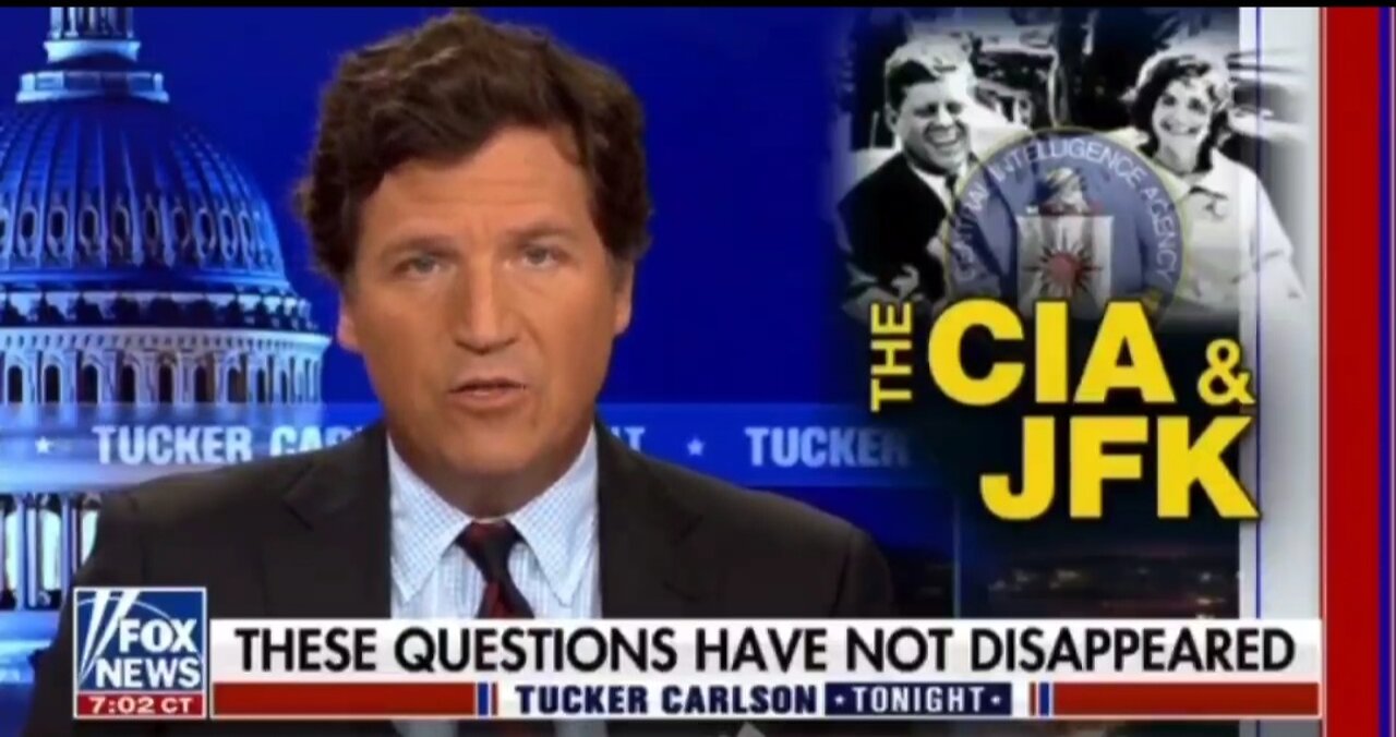 JFK Segment From Tucker Tonight Is A Must See 👀😳