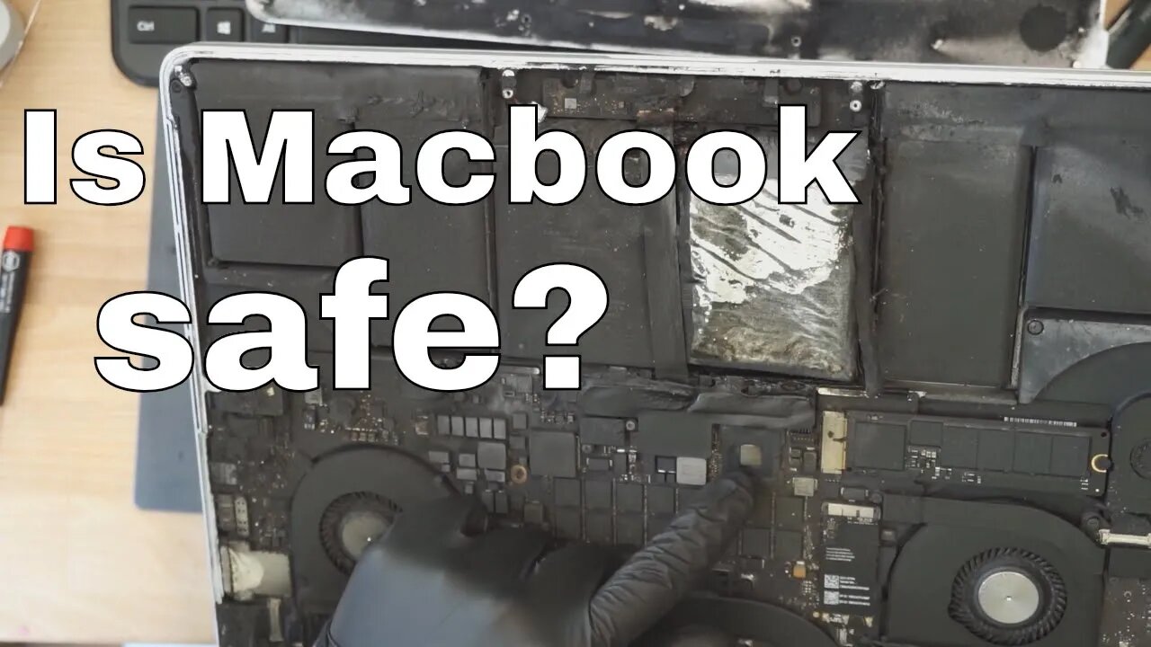 Macbook is not waterproof: but is it fireproof?