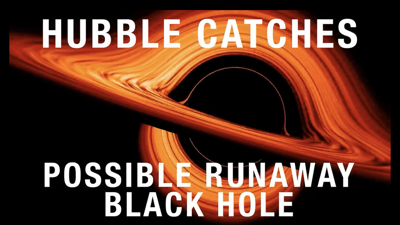 Hubble Catches Possible Runaway Black Hole