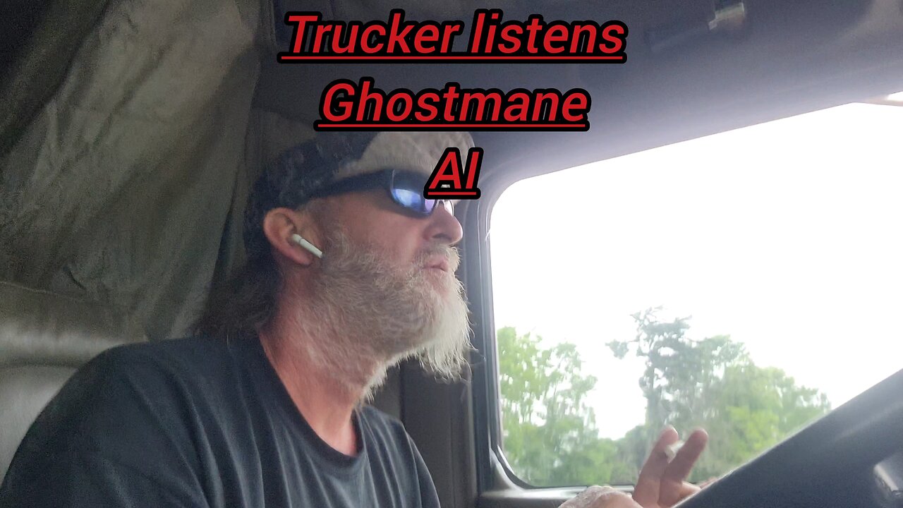 Trucker listens to Ghostemane AI