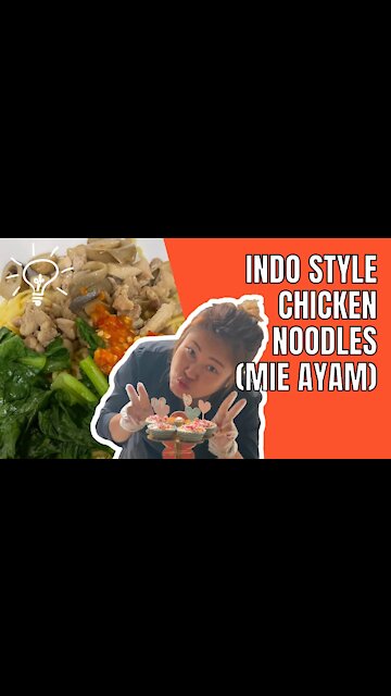 Cooking Indo Style Chicken Noodles (Mie Ayam). Cooking Ideas and Inspiration. #shorts