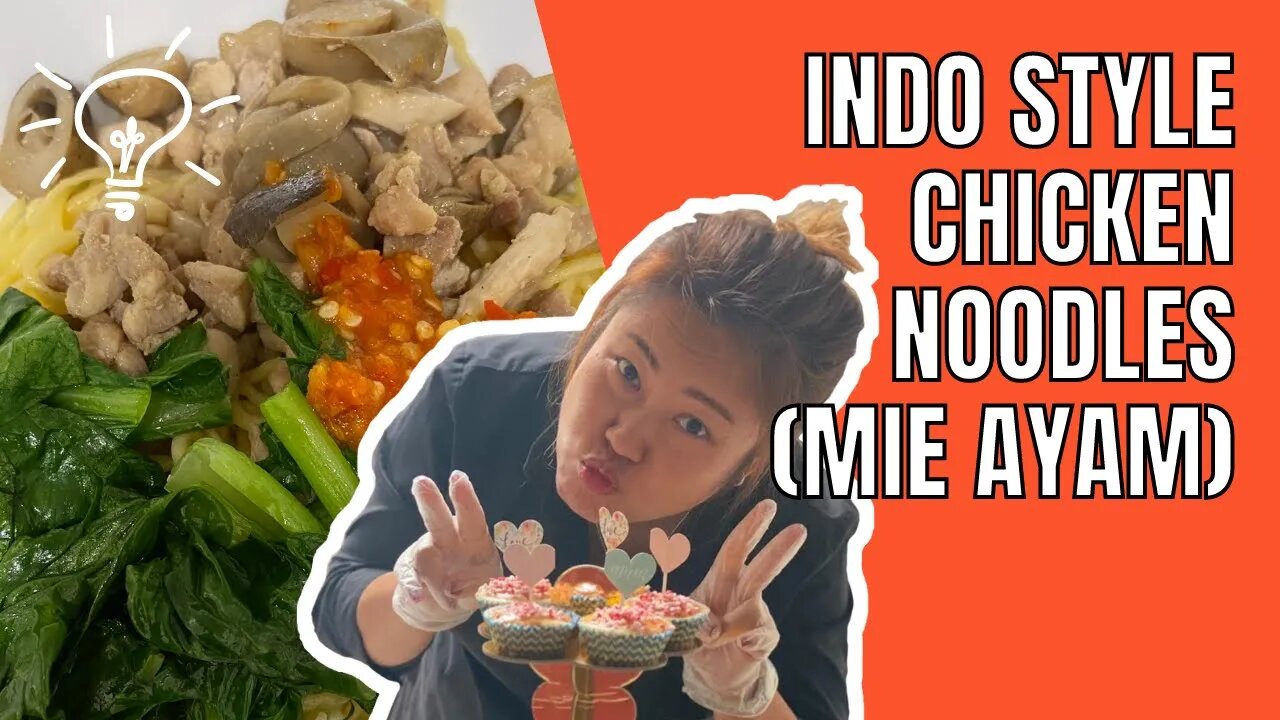 Cooking Indo Style Chicken Noodles (Mie Ayam). Cooking Ideas and Inspiration. #shorts