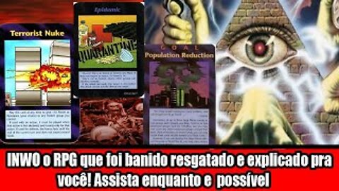 INWO o RPG que foi banido resgatado e explicado pra você! Assista enquanto e possível
