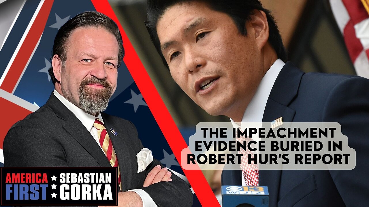 The Impeachment Evidence buried in Robert Hur's Report. John Solomon with Seb Gorka