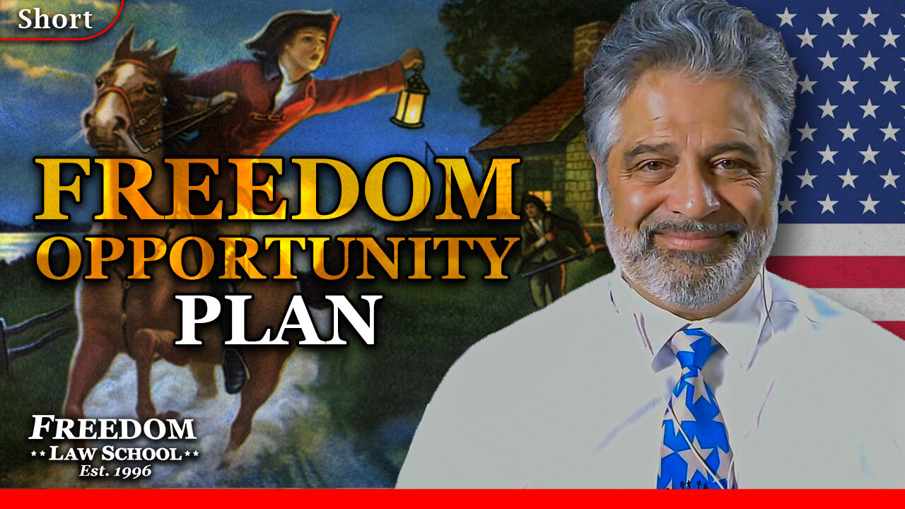 Spread the good news of tax freedom and be well rewarded for it! Freedom Opportunity Plan (Short)