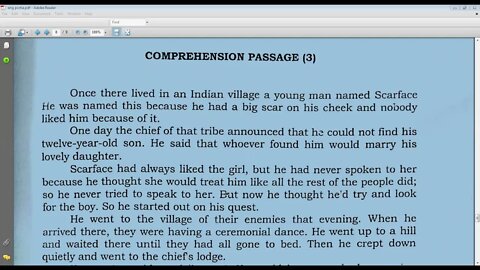 English A class VI April 27,2021