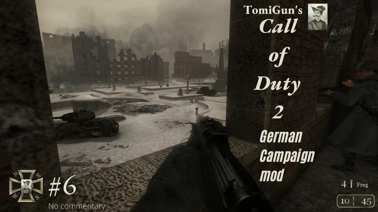 Call of Duty 2 - German Campaign mod series Part 6: Der Heckenschütze (max difficulty)