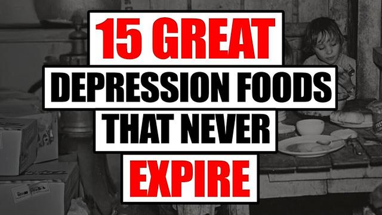 HOMESTEADING: 15 GREAT DEPRESSION FOODS THAT NEVER EXPIRE [2024-11-12] - FRUGAL SOLUTIONS