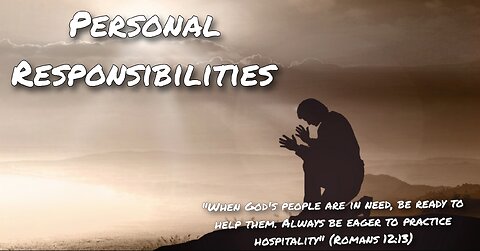 Personal Responsibilities