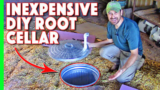 Our Simple Inexpensive Root Cellar Build