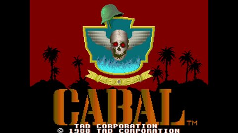 Cabal Arcade Game, Tad Corporation 1988, playthrough