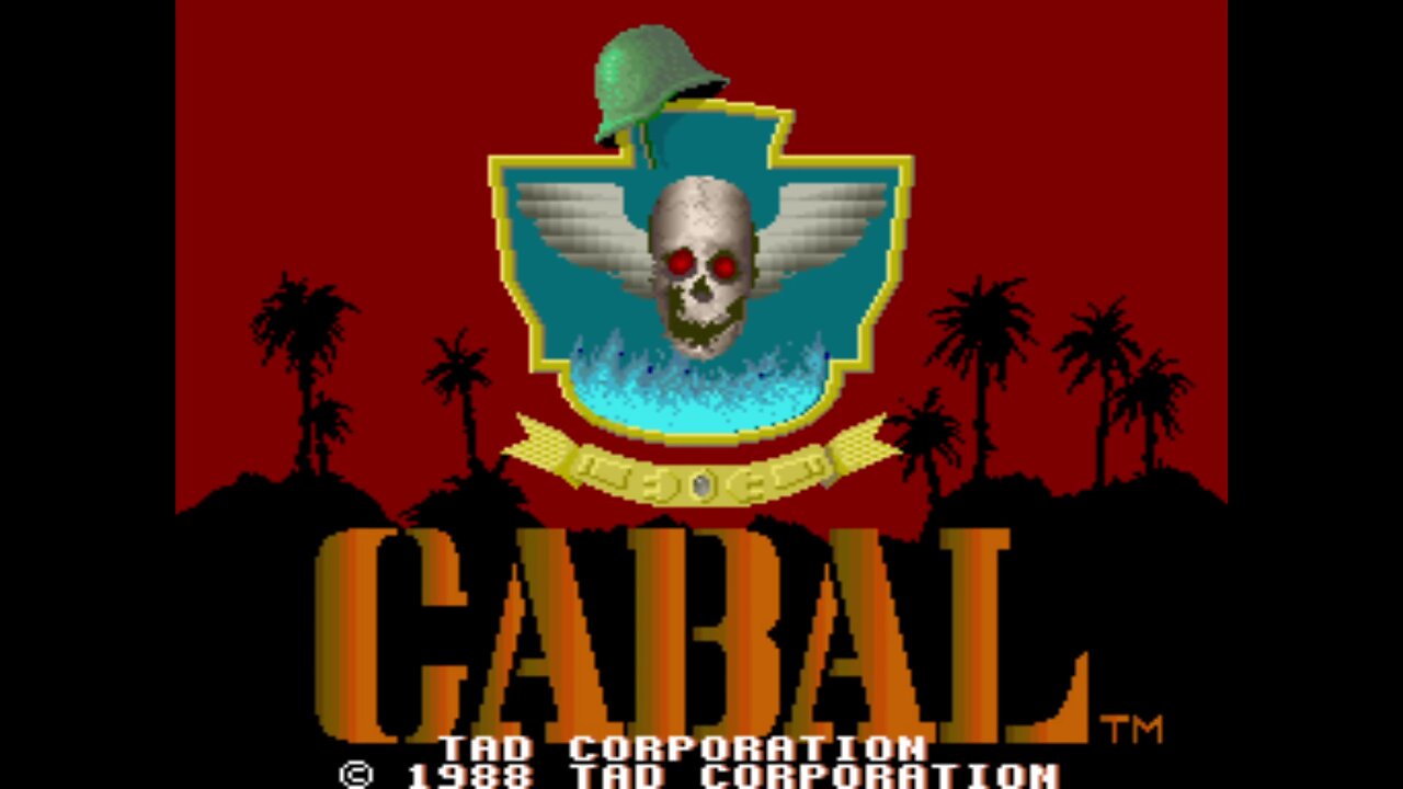 Cabal Arcade Game, Tad Corporation 1988, playthrough