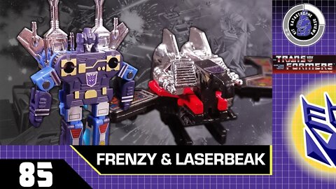 Transformers: Generation One FRENZY & LASERBEAK [Decepticon Cassettes, 1984/2019] | Kit Reviews #85