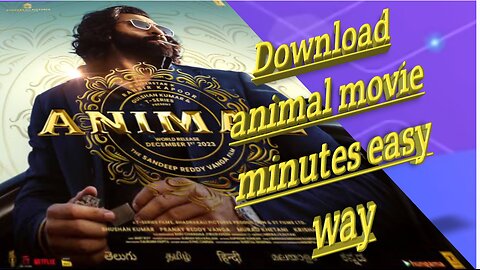 How to download any movie with in few minutes
