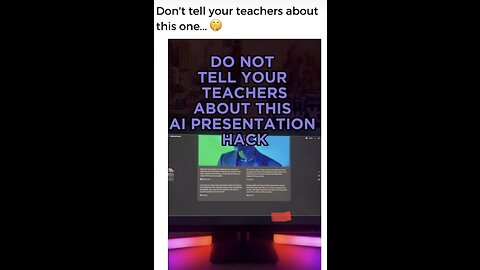 Let Ai make your Presentation.