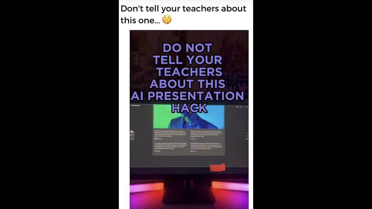 Let Ai make your Presentation.