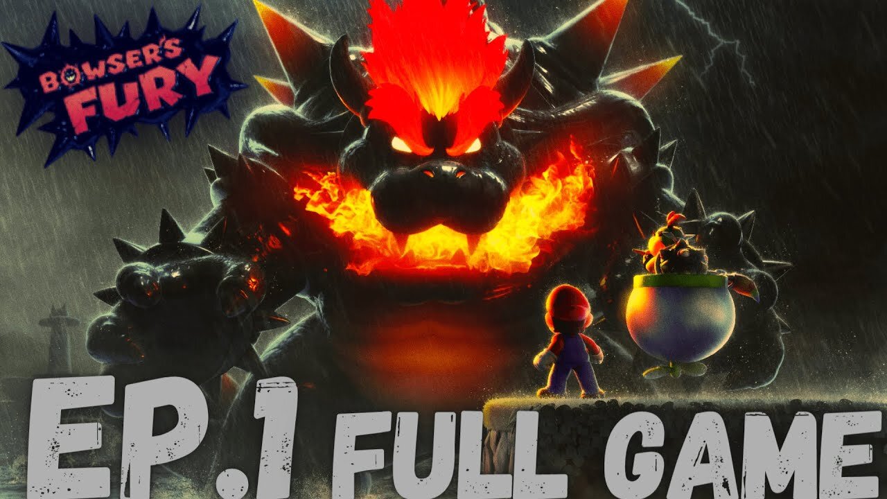 BOWSER'S FURY Gameplay Walkthrough EP.1-Symbiote Black Goo Bowser FULL GAME