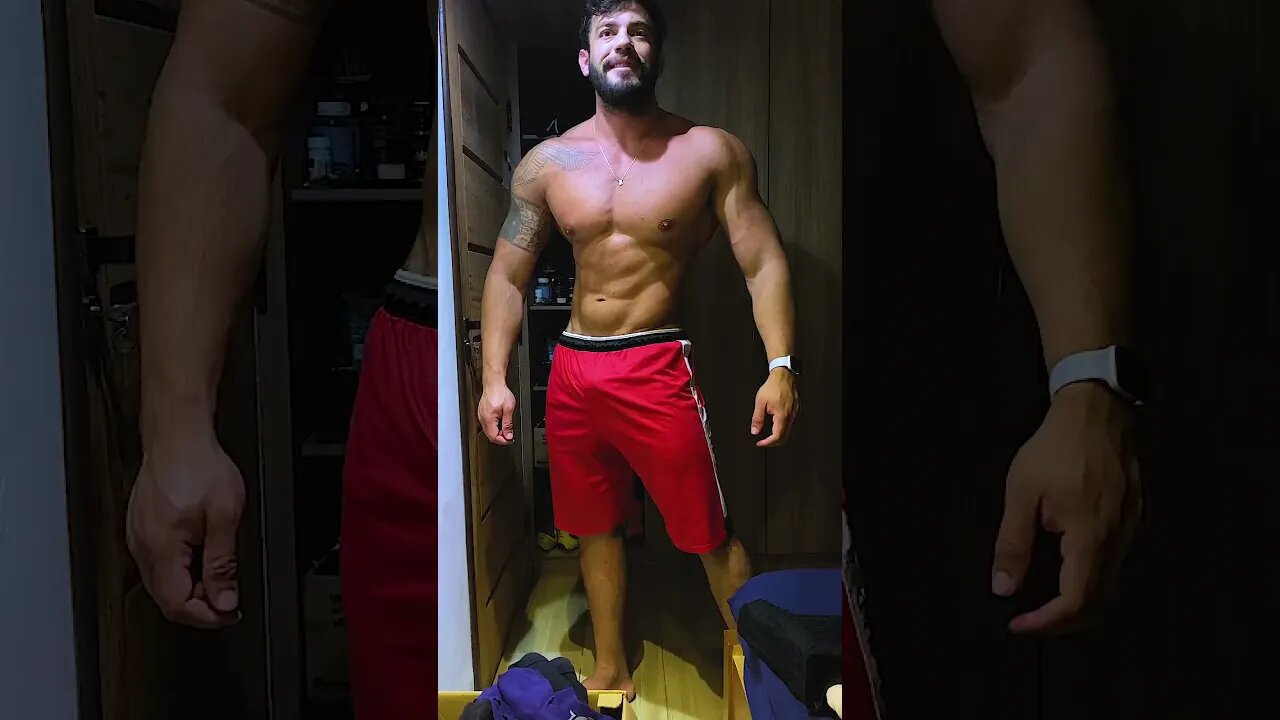 ATUALIZAÇÃO DE SHAPE DE 111KG 8 semanas antes do show #shorts