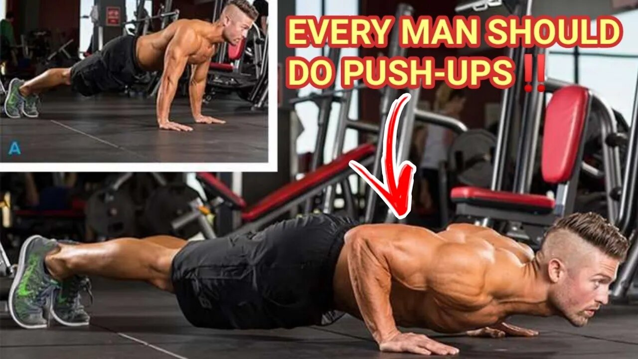 5 REASONS EVERY MAN SHOULD DO PUSH-UPS‼️💪