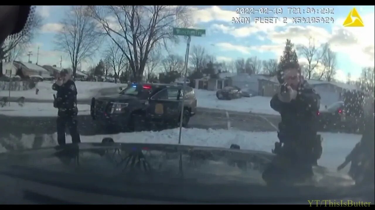 Dashcam shows police chase involving stolen patrol car in Southfield