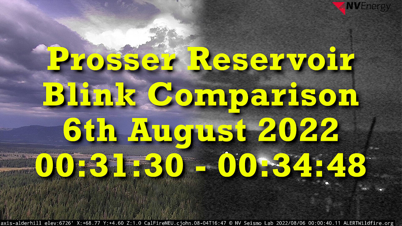 Kiely Rodni's car entering the water - blink comparison