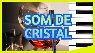 SOM DE CRISTAL - Joaquim e Manuel - Tutorial teclado com notas na tela