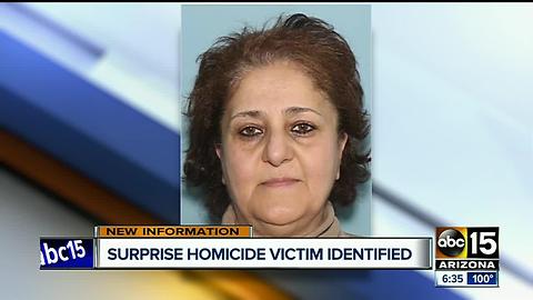 Police ID woman found dead in Surprise home