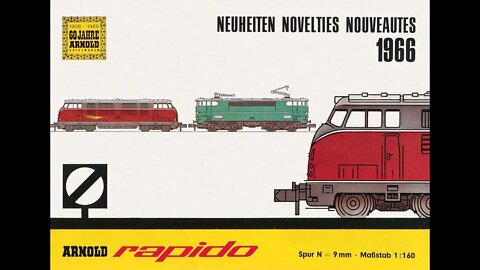 Arnold Modellbahn Katalog von 1966