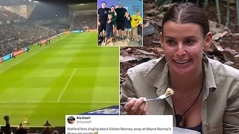 "Watford Fans Insult Coleen Rooney During Plymouth Match"