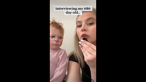 Funny baby interview