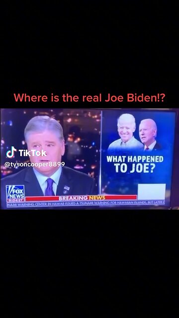 of course it's not the real joe biden