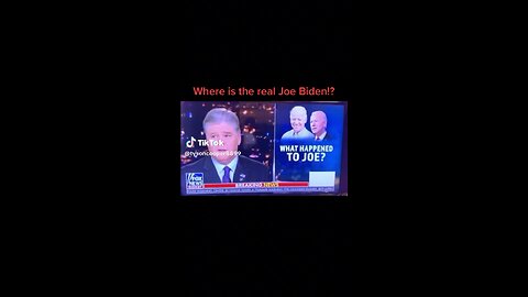 of course it's not the real joe biden