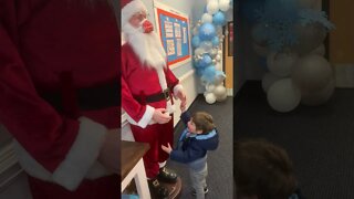 Grant with School Santa