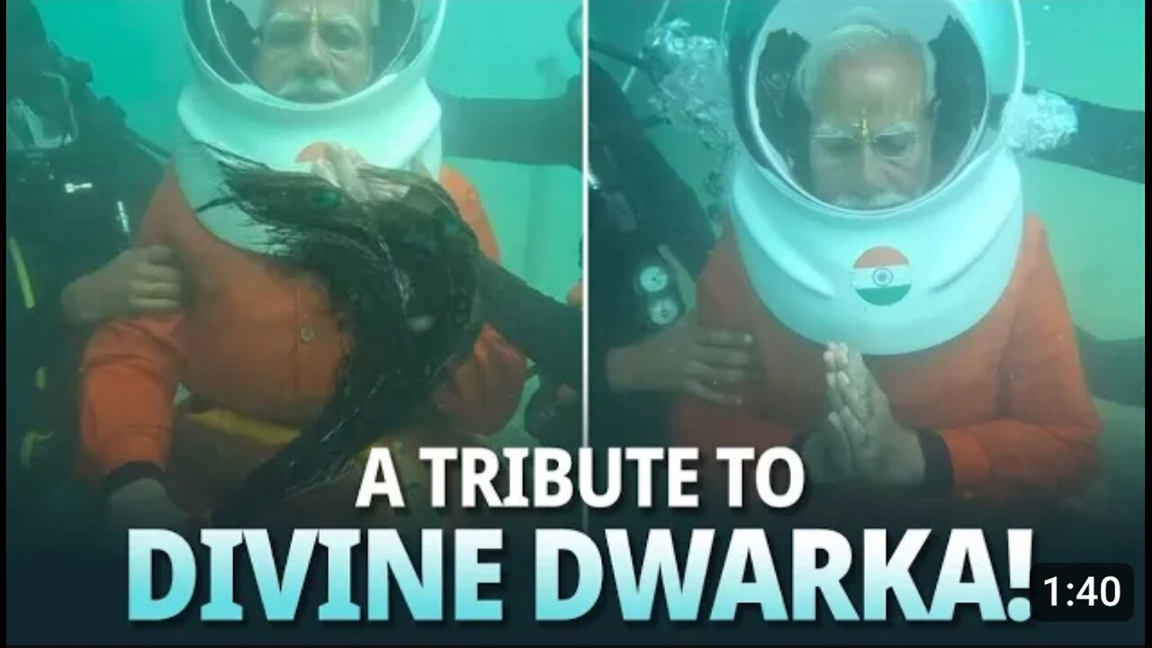 Pm Modi under water