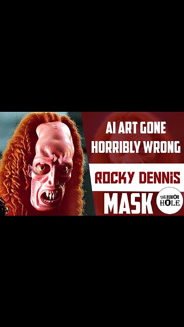 AI Art Gone Horribly Wrong - Rocky Dennis Mask